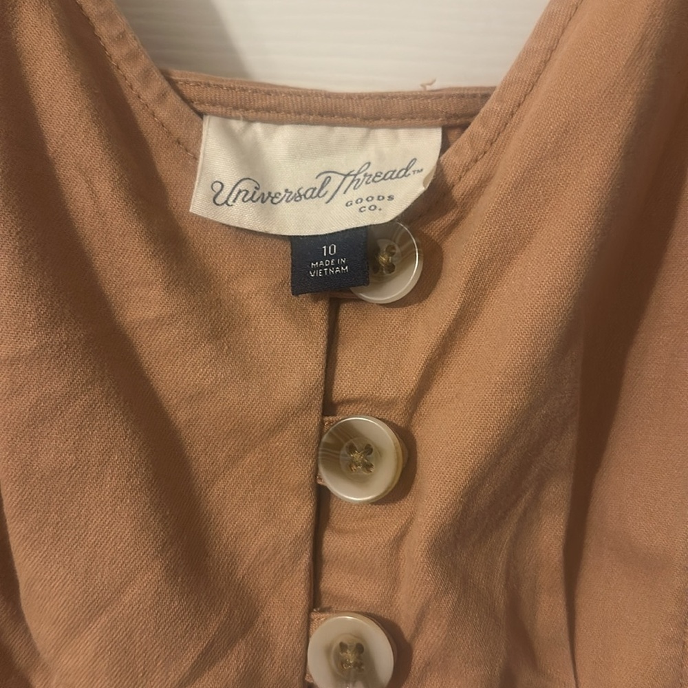 Universal Thread Tan Jumpsuit - Picture 2 of 3
